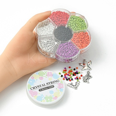 Halloween Theme DIY Bracelet Making Kit DIY-YW0007-34-1