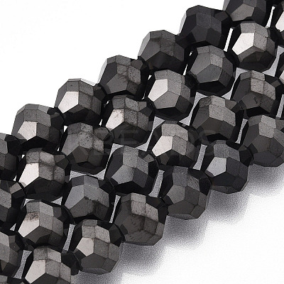 Electroplate Glass Beads Strands EGLA-I019-FP02-1