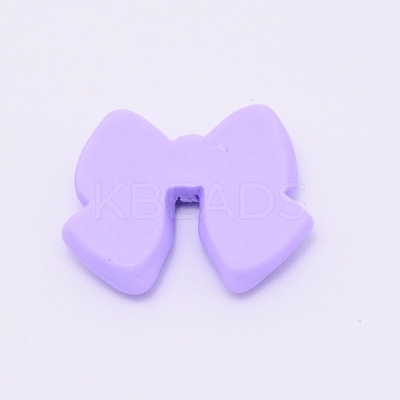 Resin Frosted Cabochons CRES-WH0003-01A-05-1