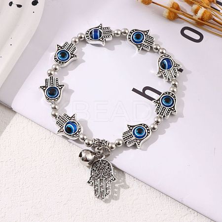 Devil's Eye Bracelet Fatima Palm Bracelet Alloy Eye Men's and Women's Handwear ZU5042-3-1