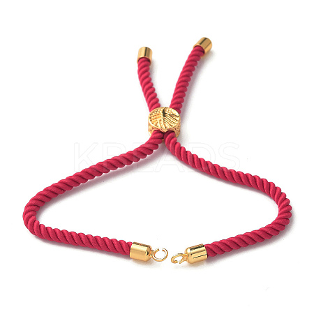 Cotton Cord Bracelet Making KK-F758-03G-G-1