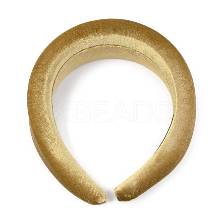 Flocking Cloth Sponge Thick Hairbands OHAR-O018-04A-1