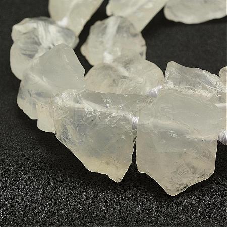 Natural Quartz Crystal Beads Strands G-E382-02A-1
