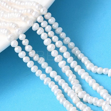 Natural Cultured Freshwater Pearl Beads Strands PEAR-I007-07N-04A-1