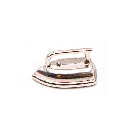Alloy Miniature Clothing Irons MIMO-PW0003-079B-1