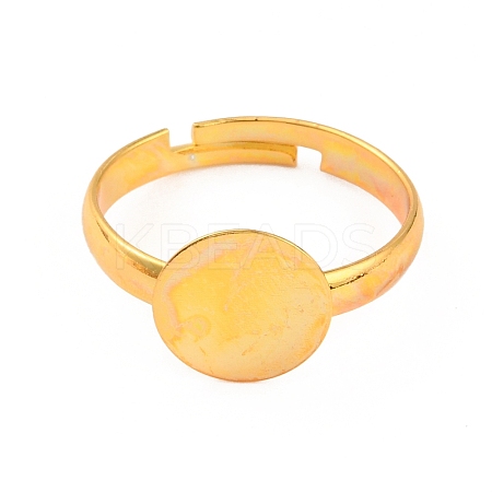 Adjustable Brass Finger Rings Components KK-WH0054-22C-G-1