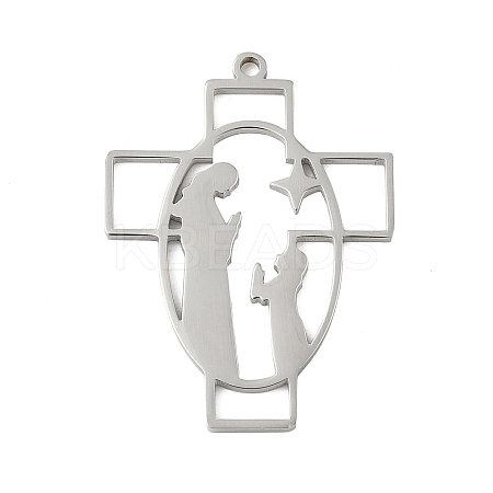 304 Stainless Steel Pendants LS-STAS-G355-04P-1