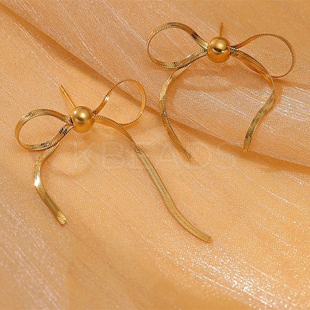 304 Stainless Steel Stud Earrings LS-EJEW-S226-04G-03-1
