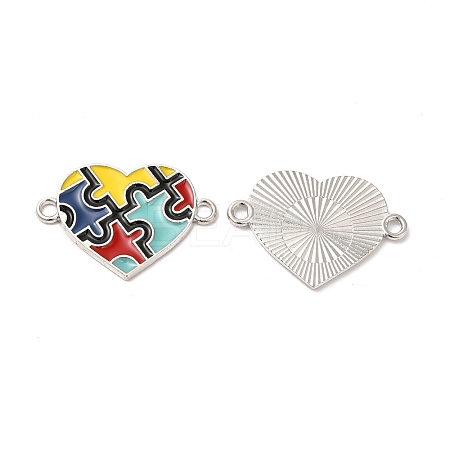Alloy Enamel Connector Charms ENAM-C005-05P-1