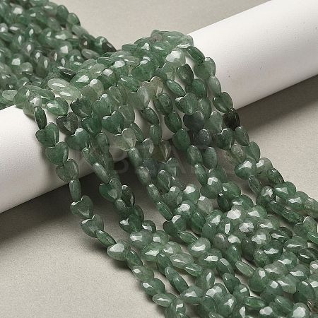 Natural Green Aventurine Beads Strands G-P575-C17-6mm-1