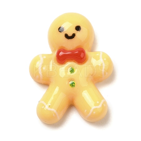 Christmas Opaque Resin Cabochons RESI-R453-01L-1