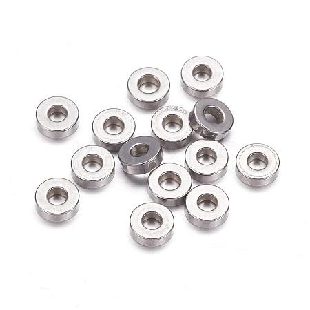 Tarnish Resistant 304 Stainless Steel Spacer Beads STAS-F117-50P-1