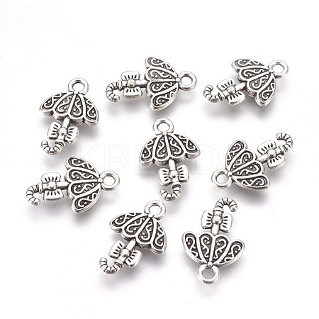 Tibetan Style Alloy Pendants X-TIBEP-R155-AS-LF-1