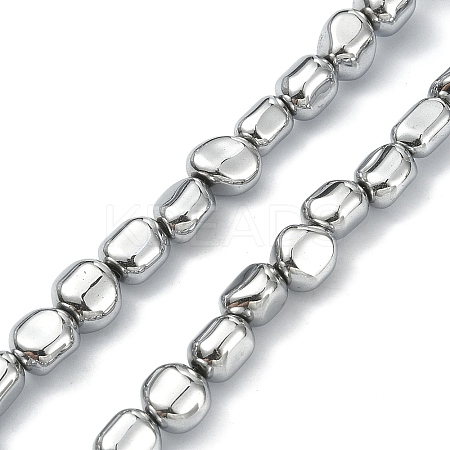 Electroplated Synthetic Non-magnetic Hematite Beads Strands G-C024-01E-1