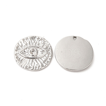 Tarnish Resistant 304 Stainless Steel Pendant Rhinestone Settings STAS-L268-021P-1