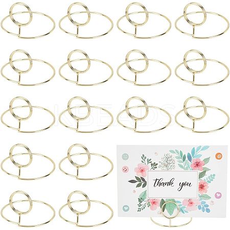 Alloy Place Card Holder DJEW-WH0018-22-1