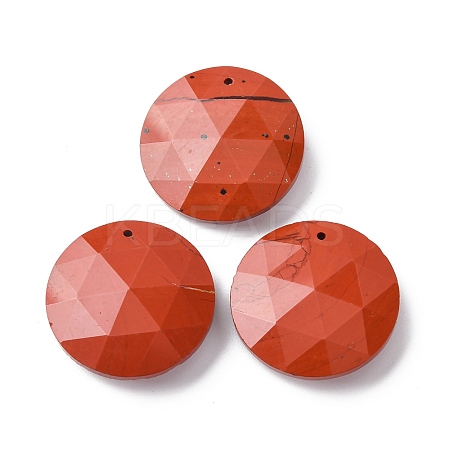 Natural Red Jasper Pendants G-H331-01C-1
