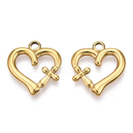 Ion Plating(IP) 304 Stainless Steel Pendants STAS-T063-203G-1