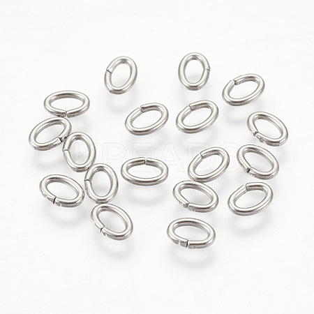 Tarnish Resistant 304 Stainless Steel Open Jump Rings Jewelry Findings STAS-L215-11P-1