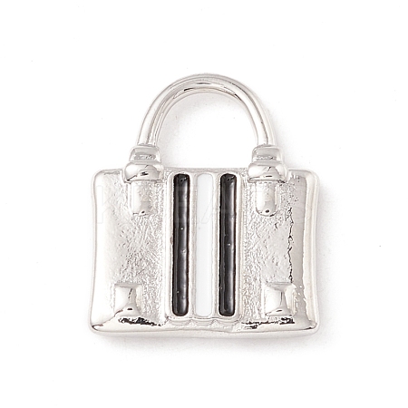 Brass Enamel Pendants KK-P217-05P-01-1