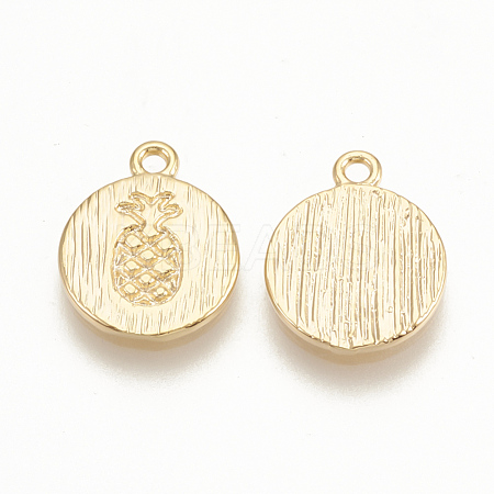 Brass Charms KK-T020-74G-1