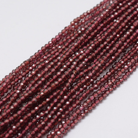 Natural Garnet Beads Strands LS-G-E351-03-1