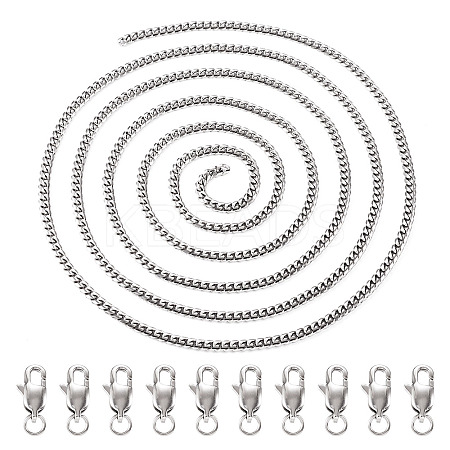 DIY Chain Bracelet Necklace Making Kit STAS-YS0001-01-1
