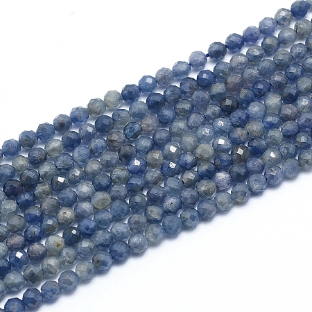 Natural Iolite/Cordierite/Dichroite Beads Strands X-G-G823-15-3.5mm-1