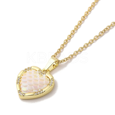 304 Stainless Steel Pendant Necklaces NJEW-U002-01G-1