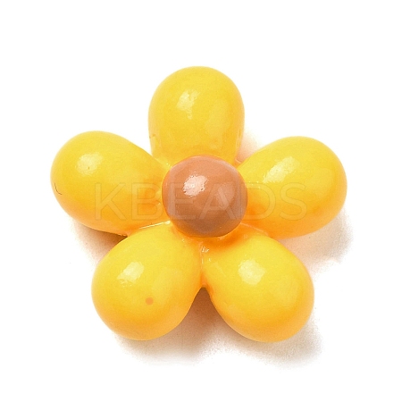 Cartoon Opaque Resin Cabochons LS-RESI-I055-03G-1