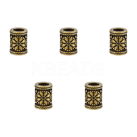 5Pcs 304 Stainless Steel European Beads STAS-UN0059-69-1