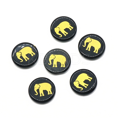 Natural Black Obsidian Diaplay Decorations DJEW-PW0009-028B-1