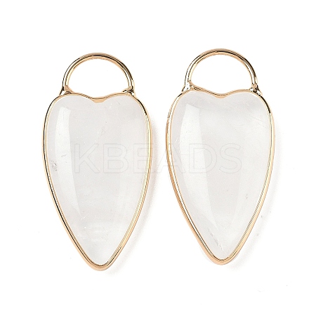 Natural Quartz Crystal Pendants G-I393-01G-05-1
