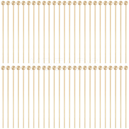 Brass Ball Head Pins KK-BBC0025-60B-1