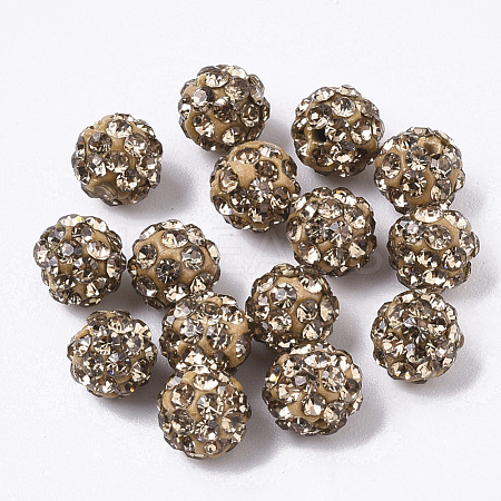 Pave Disco Ball Beads RB-T017-02-20-1