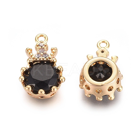 Brass Glass Pendants LS-KK-P138-09G-1