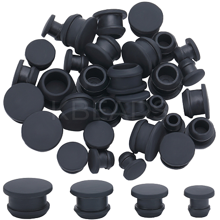 32Pcs 4 Style Silicone Bottle Seal Plug AJEW-GF0008-10C-01-1