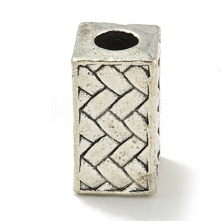Tibetan Style Alloy European Beads FIND-U015-12AS-03-1
