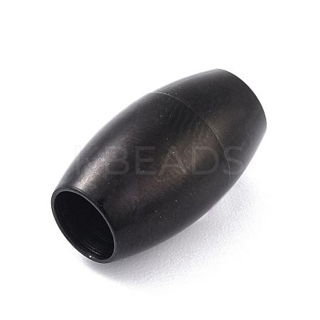 Ion Plating(IP) 304 Stainless Steel Magnetic Clasps with Glue-in Ends STAS-F276-03EB-1