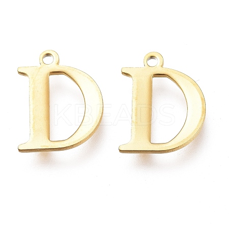 PVD Vacuum Plating  304 Stainless Steel Charms STAS-H112-D-G-1