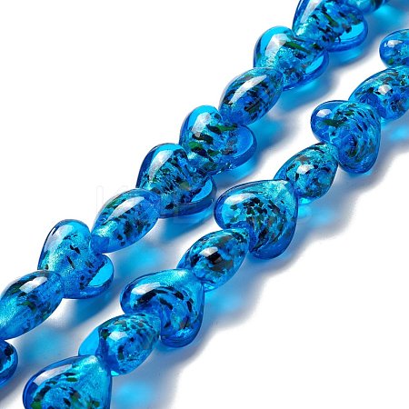 Handmade Lampwork Beads Strands LAMP-D015-09G-1