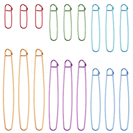 6Pcs Aluminum Stitch Holder AJEW-SP0003-80-1