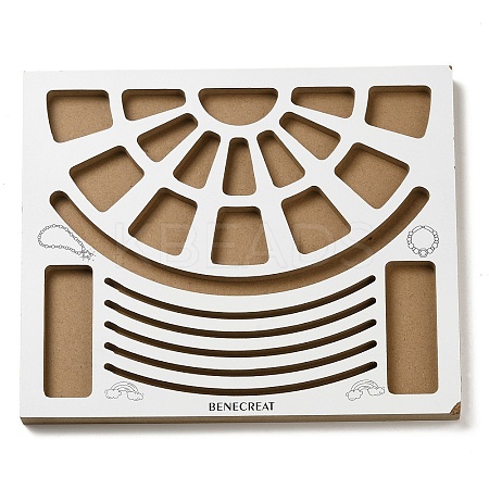 (Defective Closeout Sale: Damaged Corner) Wood Bead Design Board TOOL-XCP0001-85-1