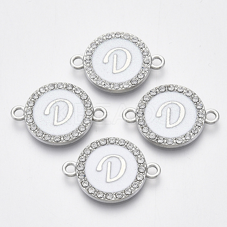 Alloy Enamel Links Connectors ENAM-TAC0003-01S-04D-1