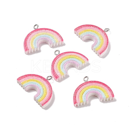 Opaque Resin Pendants RESI-G040-D01-A-1