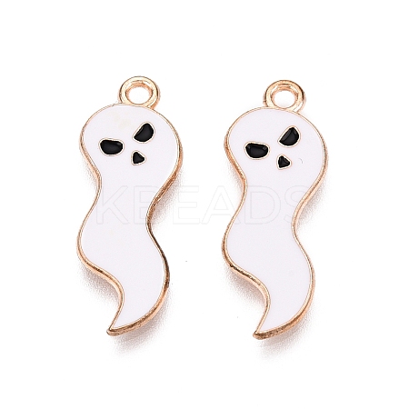 Halloween Theme Alloy Enamel Pendants PALLOY-N176-41A-RS-1