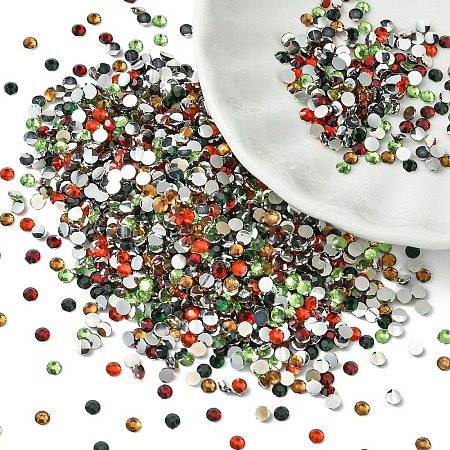 12G Flat Back Resin Rhinestone Cabochons MRMJ-YW0001-077F-1