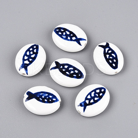Handmade Porcelain Beads PORC-T134-03-1