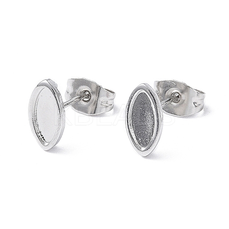 Non-Tarnish 304 Stainless Steel Stud Earring Finding X-EJEW-I285-02P-1