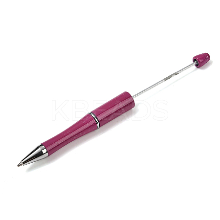 (Defective Closeout Sale: Pen Shaft Oxidation)Plastic Beadable Pens AJEW-XCP0003-46C-1